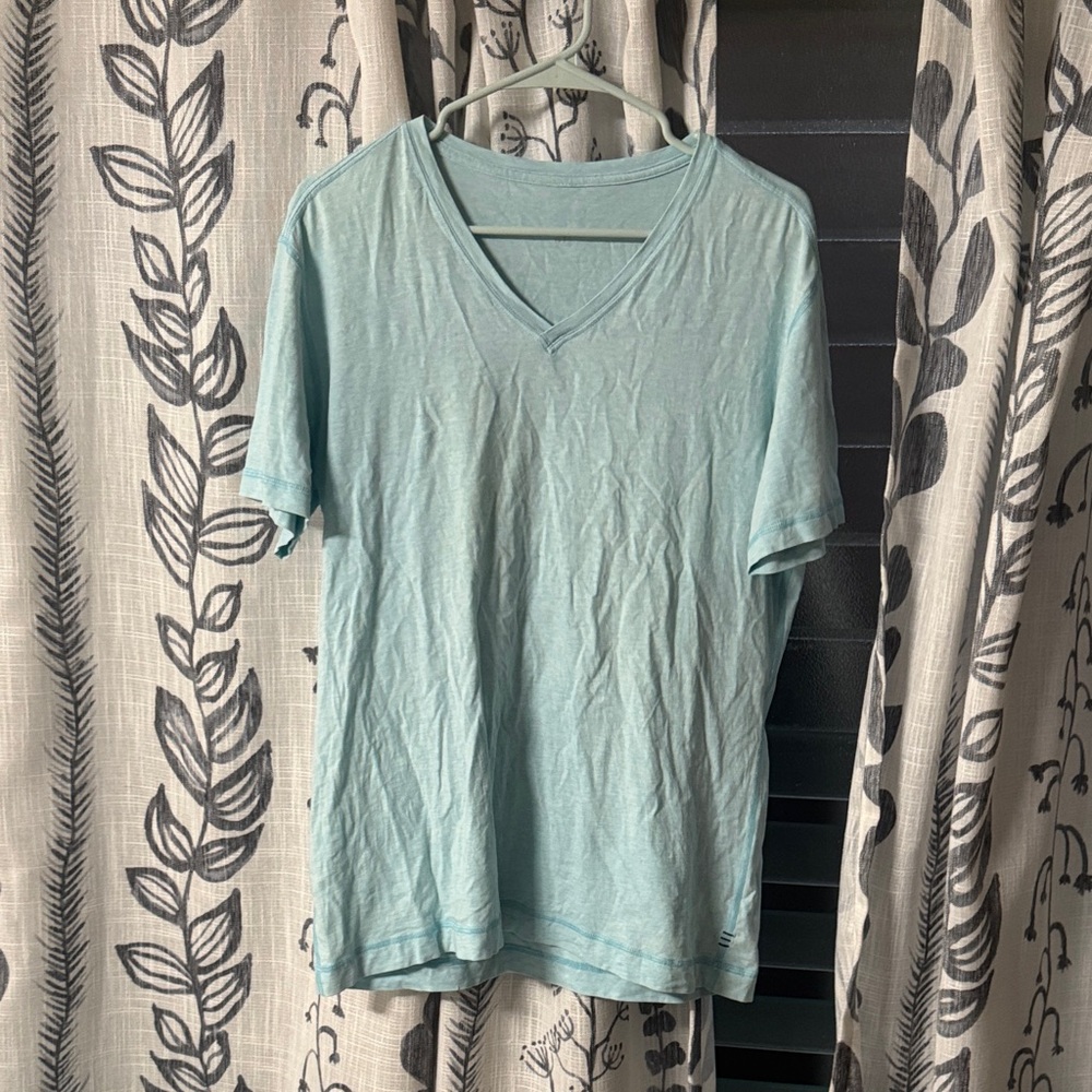 lululemon athletica Light Blue Short Sleeve Tee